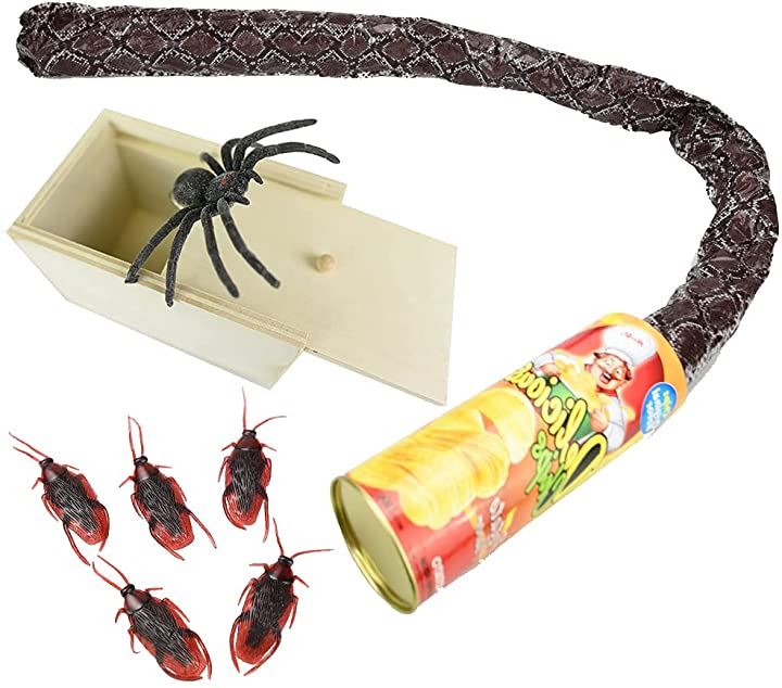 面白グッズ いたずら ドッキリ サプライズ びっくり箱 ヘビ 蜘蛛