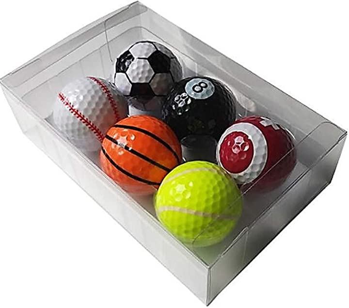 ユニーク ゴルフボール セット プレゼント コンペ景品 父の日 ギフト ゴルフ用品 ペイントボール 球 サッカー バスケ 野球 テニス など