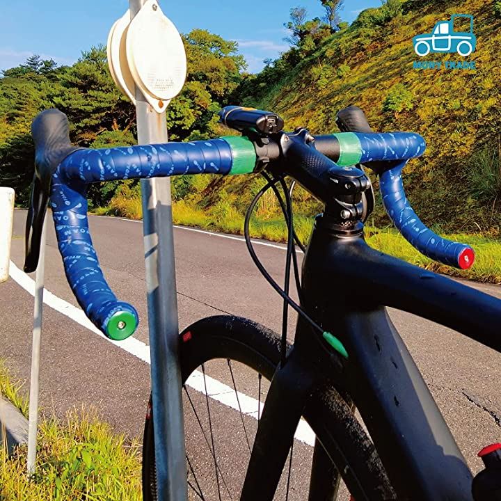 LANODO 自転車 バーエンドキャップ ロードバイク ハンドル エンドキャップ １ペア 滑り止め 軽量 耐久性 アルミニウム