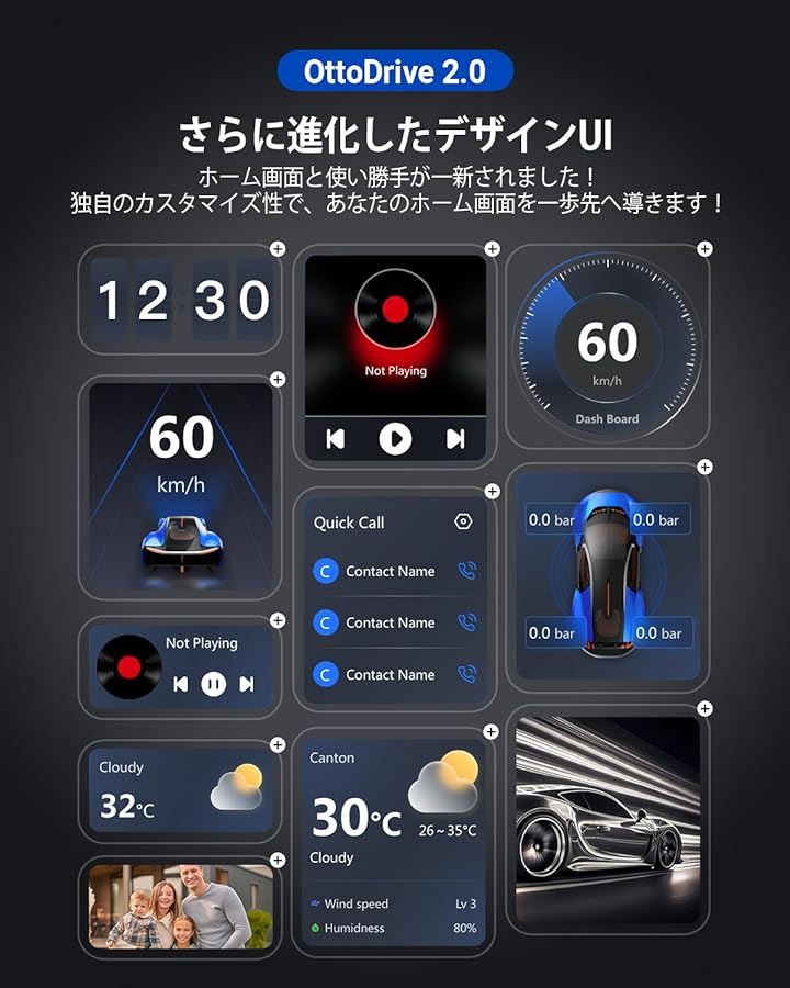 OttoAibox P3 オットキャスト CarPlay Android 12アタブター nano SIM ...
