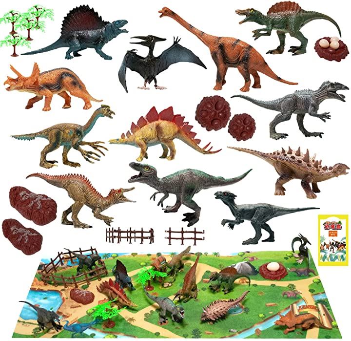 恐竜 おもちゃ リアル 模型 恐竜フィギュア 47点 セット 超合金・ロボット おもちゃ・玩具・ホビー
