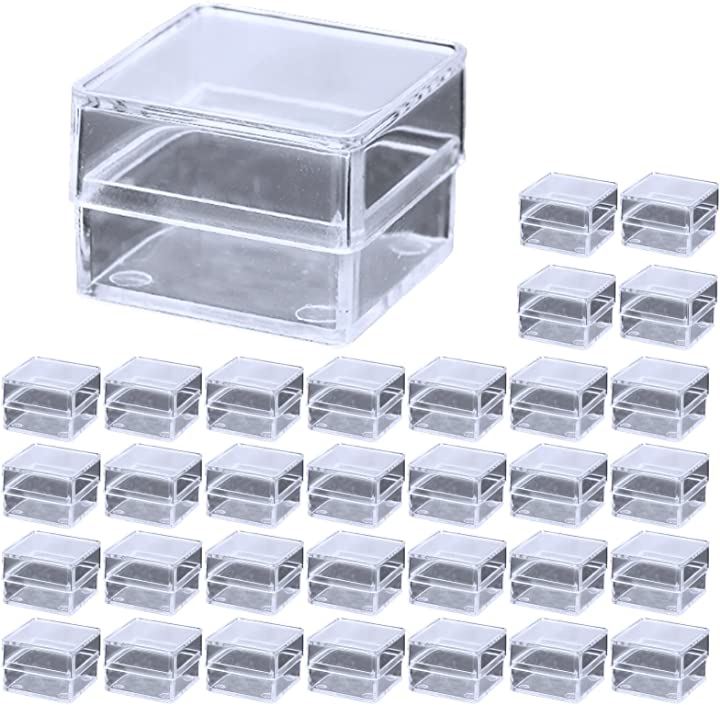 プラスチックケース 正方形 35個セット 小物 収納ケース 小分け プラスチックケース 正方形 35個セット 小物 収納ケース 小分け