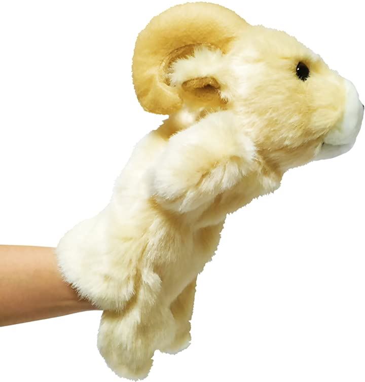 かわいい 動物 パペット 人形劇 S374 ぬいぐるみ おもちゃ おもちゃ・玩具・ホビー(こやぎ)