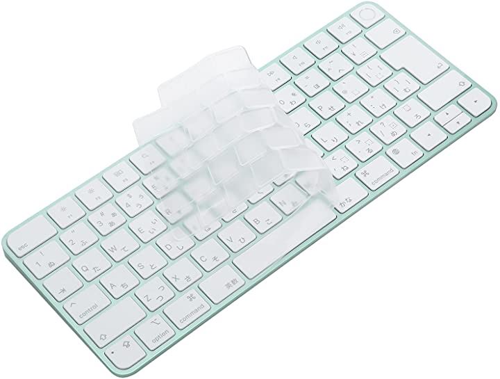 キーボードカバー for iMac Magic Keyboard MDM( A2449 (Touch ID搭載・テンキー)