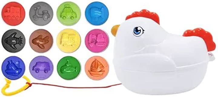 鶏 おもちゃ 卵 玩具 はめ込み 型はめ パズル 12個 知育玩具 おもちゃ・ホビー・ゲーム(乗り物)
