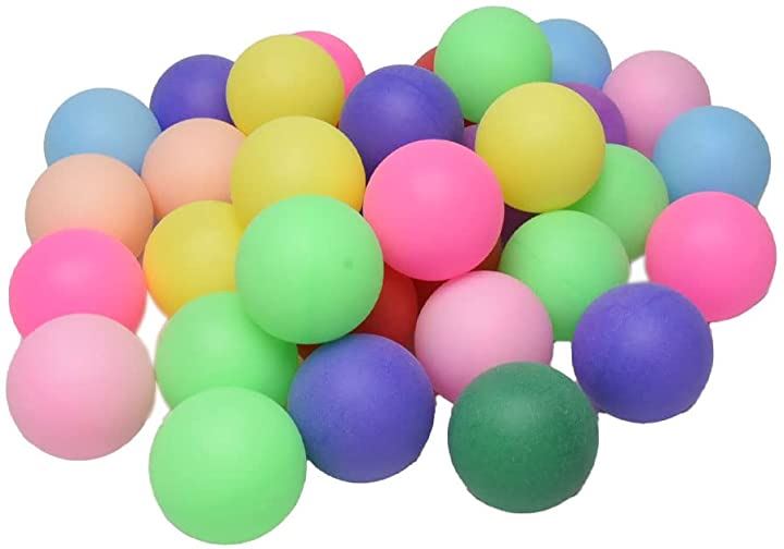 卓球ボール ピンポン玉 無地デザイン プラスチック素材 軽量 直径40mm おもちゃ カラフル 0個 クイックスピード ヤマダモール店