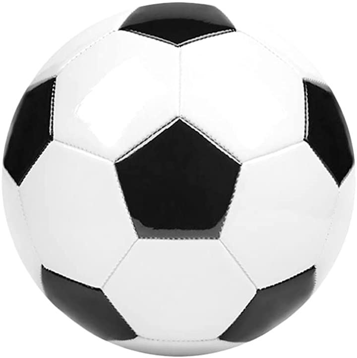 サッカーボール 白黒 シンプル 柔らかい 軽量 変形しにくい ヘディング 練習 試合 プレゼント スポーツ・アウトドア
