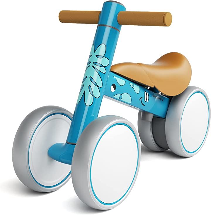 三輪車 10ヶ月-3歳 Mini Bike チャレンジバイク 幼児用 こども自転車 ベビーバイク 乗物玩具・三輪車 おもちゃ おもちゃ・ホビー・ゲーム(青い馬)