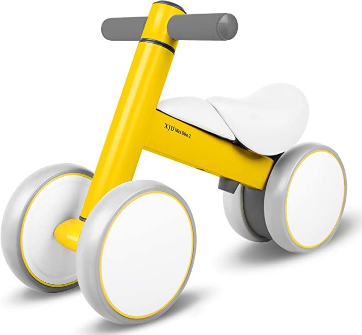 三輪車 10ヶ月-3歳 Mini Bike チャレンジバイク 幼児用 こども自転車 ベビーバイク 乗物玩具・三輪車 おもちゃ おもちゃ・ホビー・ゲーム(イエロー)