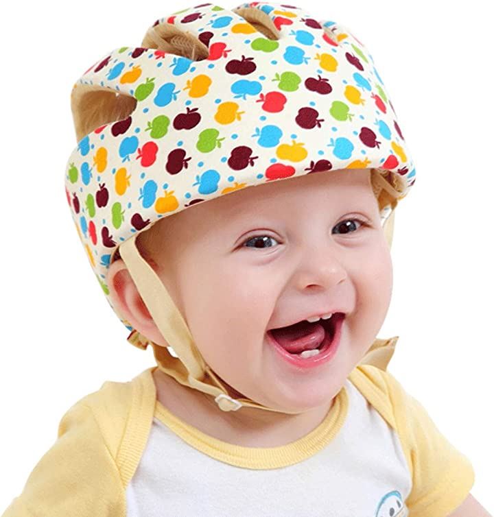 赤ちゃん 頭 ガード ベビー ヘルメット 室内用 綿100％ 可愛い 洗える