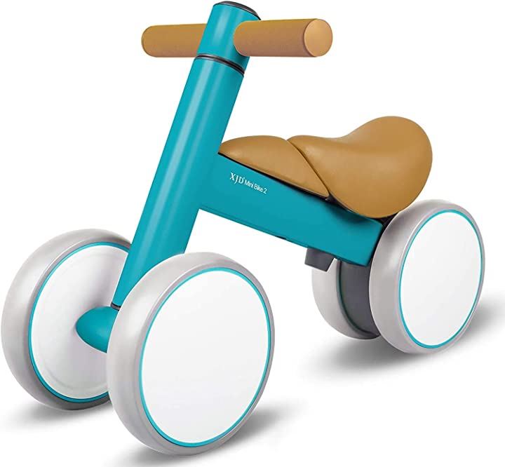 三輪車 10ヶ月-3歳 Mini Bike チャレンジバイク 幼児用 こども自転車 ベビーバイク 乗物玩具・三輪車 おもちゃ おもちゃ・ホビー・ゲーム(ブルー)