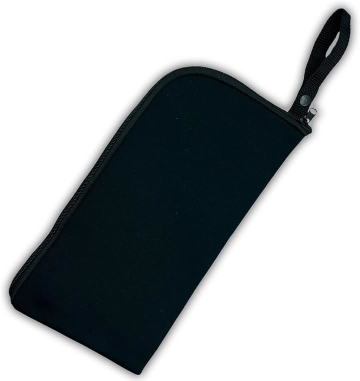 ペンライト ケース ポーチ サイリウム 黒 セット コンサート 推し活 収納 バッグ 持ち運び 軽量( 1個)