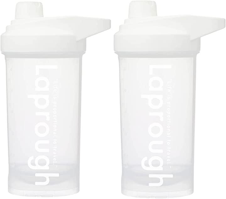 ラプロフ プロテインシェーカー BPAフリーボトル 500ml 水筒・ボトル アウトドア スポーツ・ゴルフ(ホワイト)