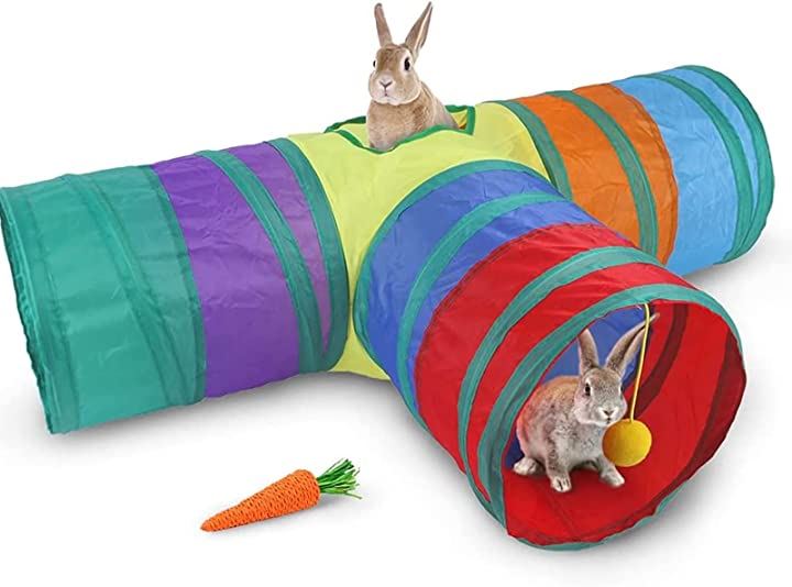 ペット トンネル おもちゃ 猫 ペットトンネル t字型 3通 猫用品 ペットフード・ペット用品 ペット・花・DIY