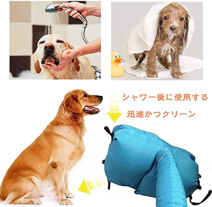 ペット乾燥箱 バスグッズ お風呂後 速乾 通気 軽量 猫 犬 兼用 乾燥ケース 毛深い犬 コーギー 柴犬 ゴールデンレトリバーペッ高品質ナノ