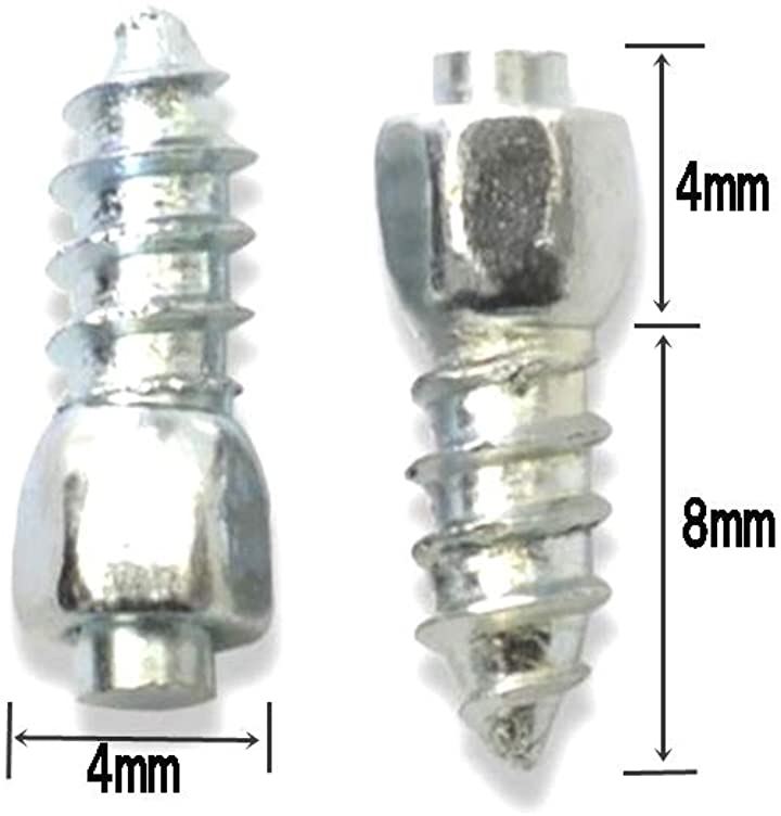 滑り止め スパイクビス 靴 靴底 アイスバーン 長さ8ｍｍ 本入り ビス本 クイックスピード ヤマダモール店