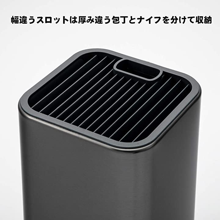ステンレス製 包丁スタンド 錆びない包丁立て 大容量のナイフ