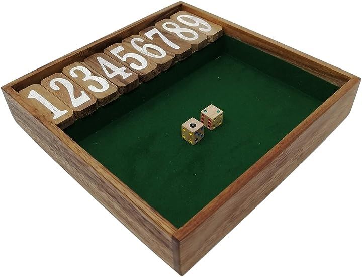 ジャックポット ダイス ボードゲーム サイコロ Jackpot Dice Game( グリーンL, 23cmx23.2cmx約4.5cm)