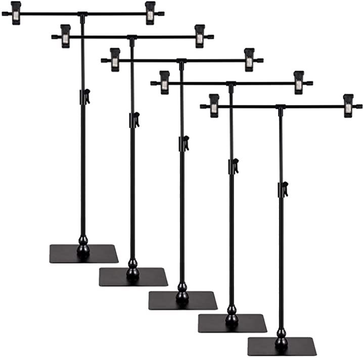 POPスタンド ポップスタンド 販促用 長さ調節可能 簡単収納 組み立て式 広告スタンド 5個入り