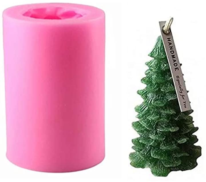 シリコンモールド クリスマスツリー 立体 雪 結晶 レジン アロマストーン 手作り 石鹸 キャンドル 樹脂 粘土 型