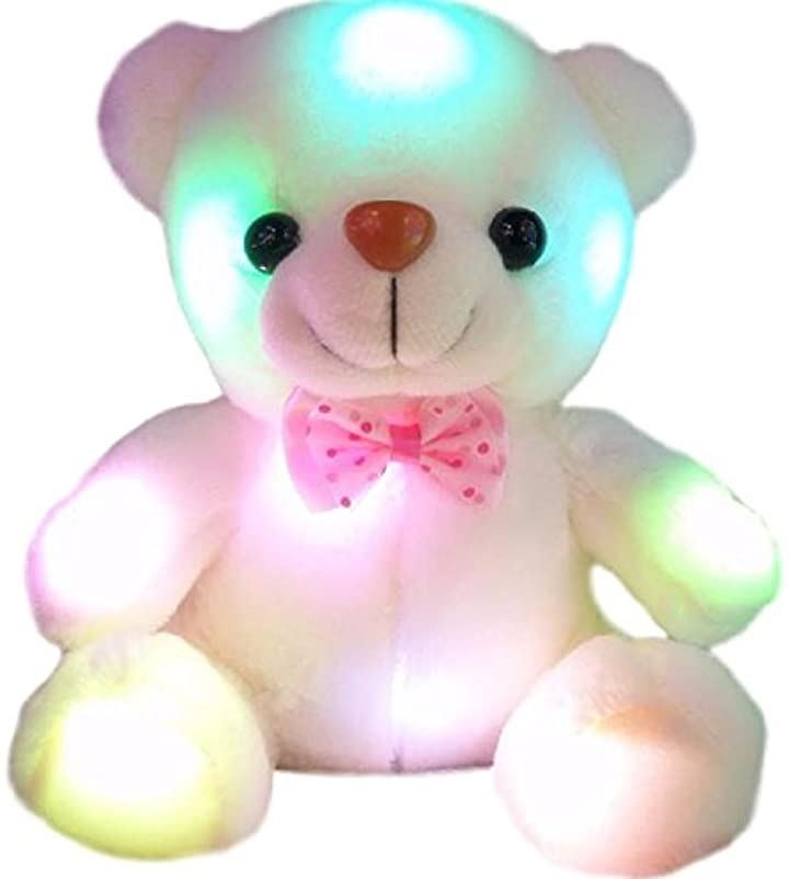 ７色に光る クマ ぬいぐるみ ＬＥＤ ベア プレゼント 熊 贈り物 おもちゃ おもちゃ・玩具・ホビー(ラッピング)