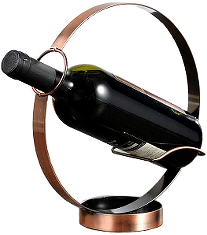 アンティーク ワインホルダー ワインラック シャンパン ボトル スタンド インテリア ディスプレイ( ブロンズ)
